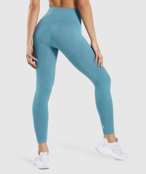 Damske Legíny Gymshark Vital Seamless 2.0 Tyrkysové | ZV5721469